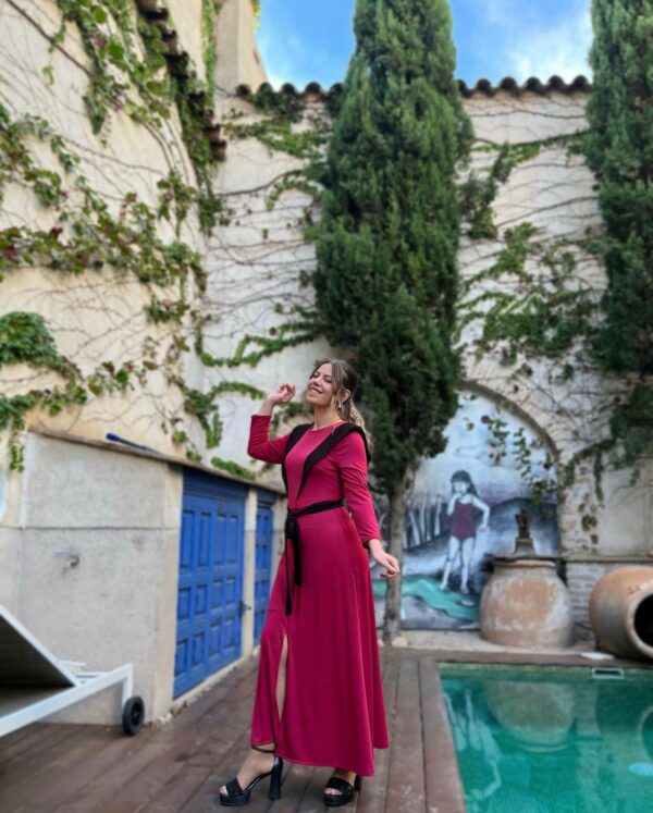 Vestido Marsala