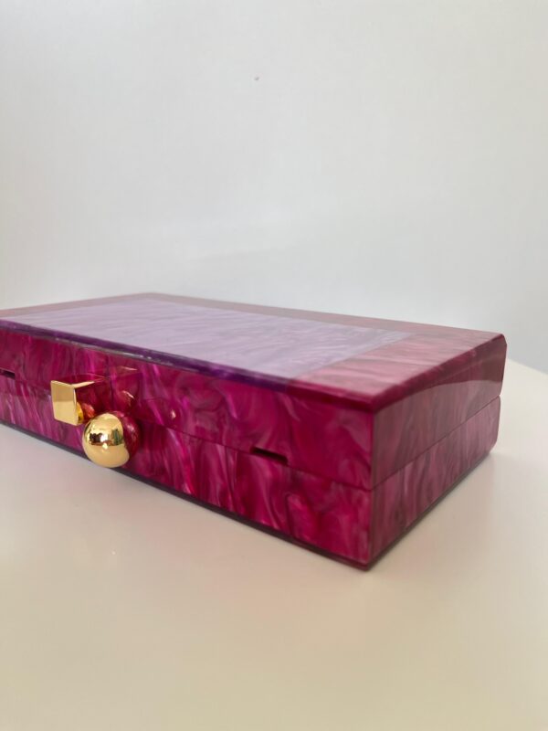 bolso nacar fucsia - Imagen 2