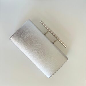bolso plata texturizado