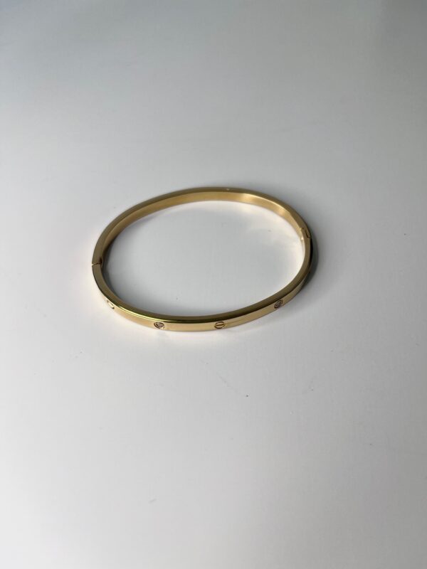 Pulsera love dorado