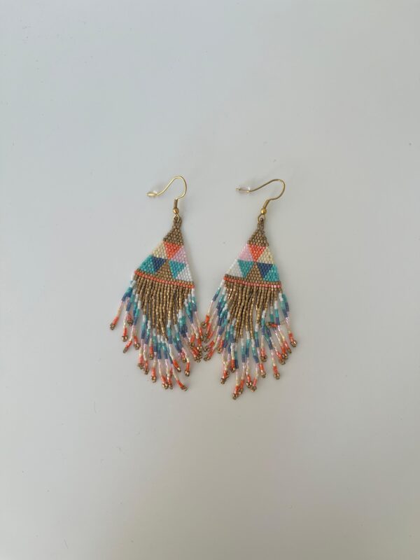 Pendiente indio colores - Imagen 2
