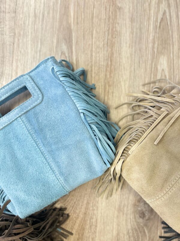 Bolso piel flecos - Imagen 3