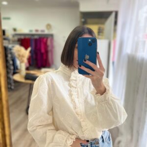 Camisa bordado suizo