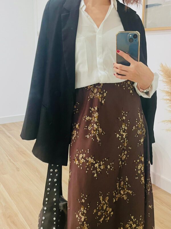 Falda satinada japonesa - Imagen 3