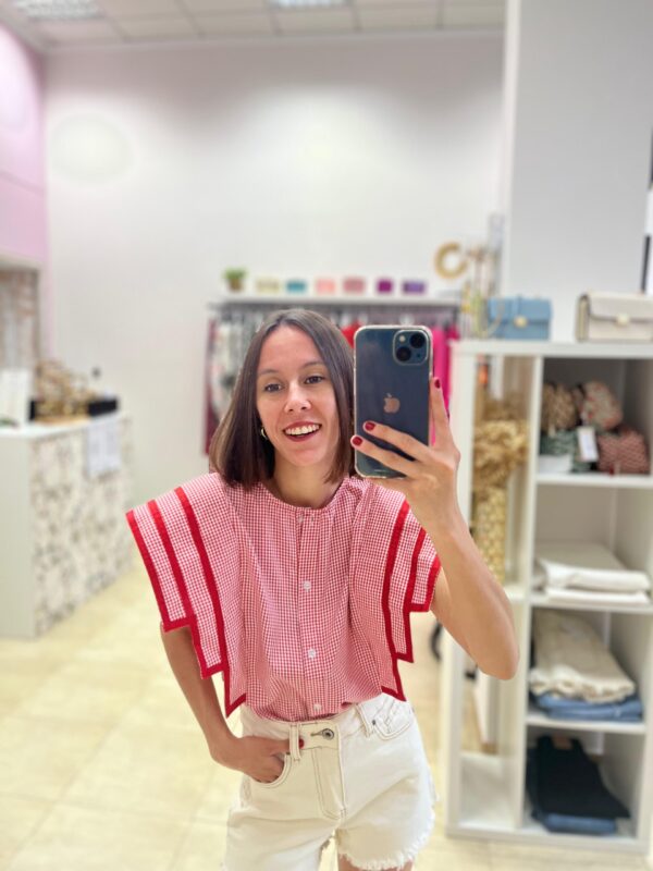 Camisa vichy solapas - Imagen 3