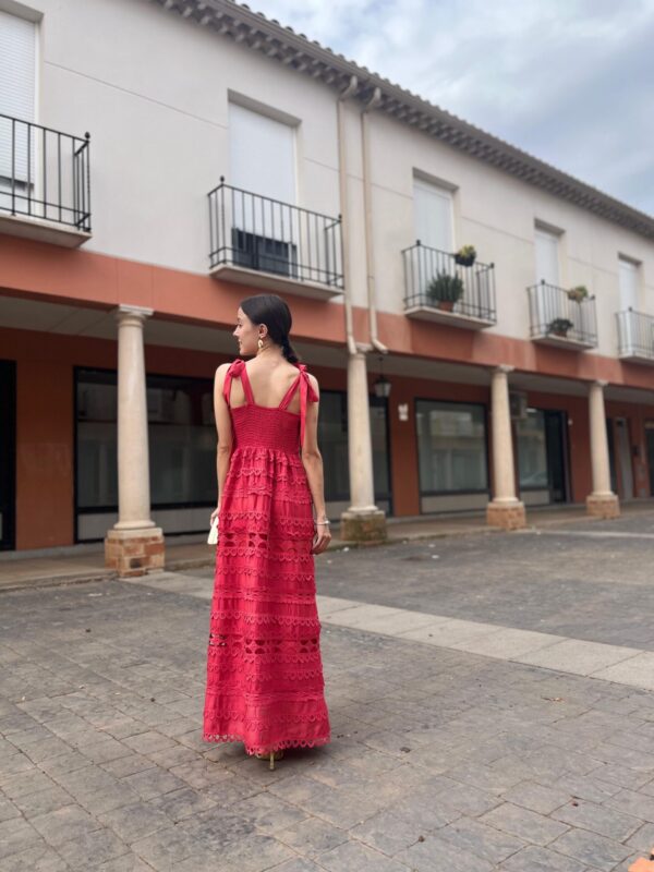 Vestido frambuesa - Imagen 2
