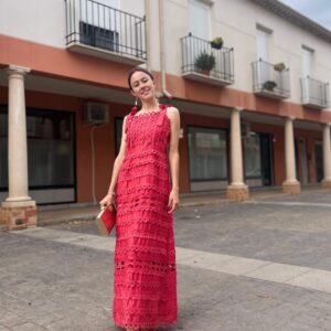 Vestido frambuesa