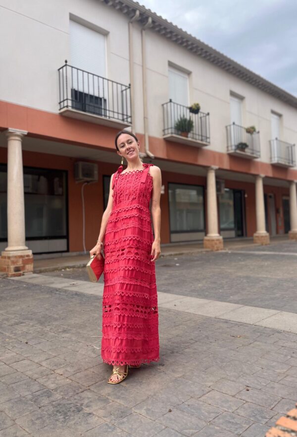Vestido frambuesa