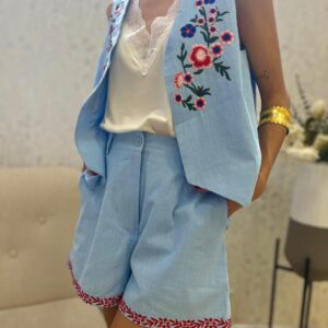 Conjunto bordado