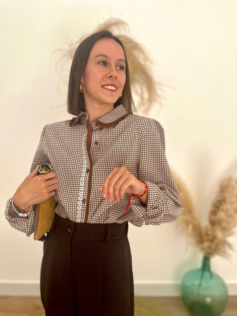 -camisa-marrón-chocolate-mujer-
